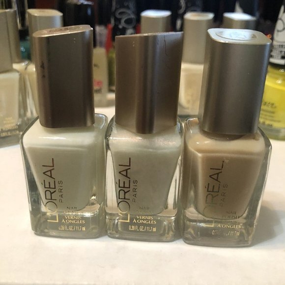Lot Of 3 L'Oreal Paris Colour Riche Nail Polish Neutral Discontinued Colors - Picture 6 of 7